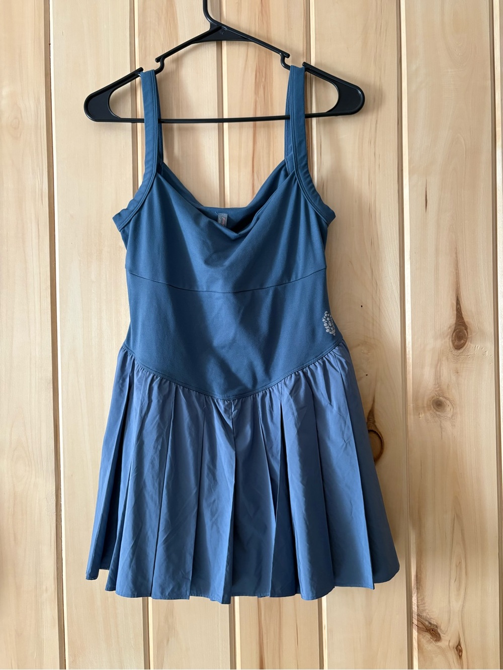 Free People Tank Dress with Pleated Skirt